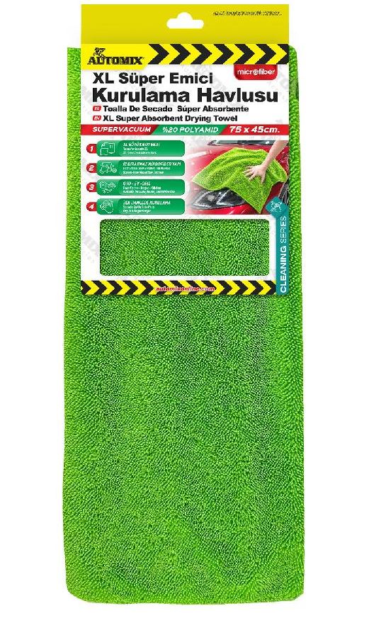 AUTOMIX XL SÜPER EMICI KURULAMA HAVLUSU (45 CM X 75 CM)